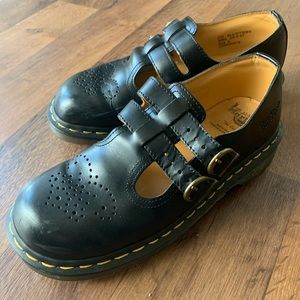 Black Dr. Martens Mary Janes UK Sz 6/US W8